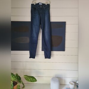 Paige denim vertigo ankle jeans dark blue size 28